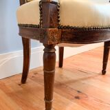 Executive chair, leatherette, XIXth