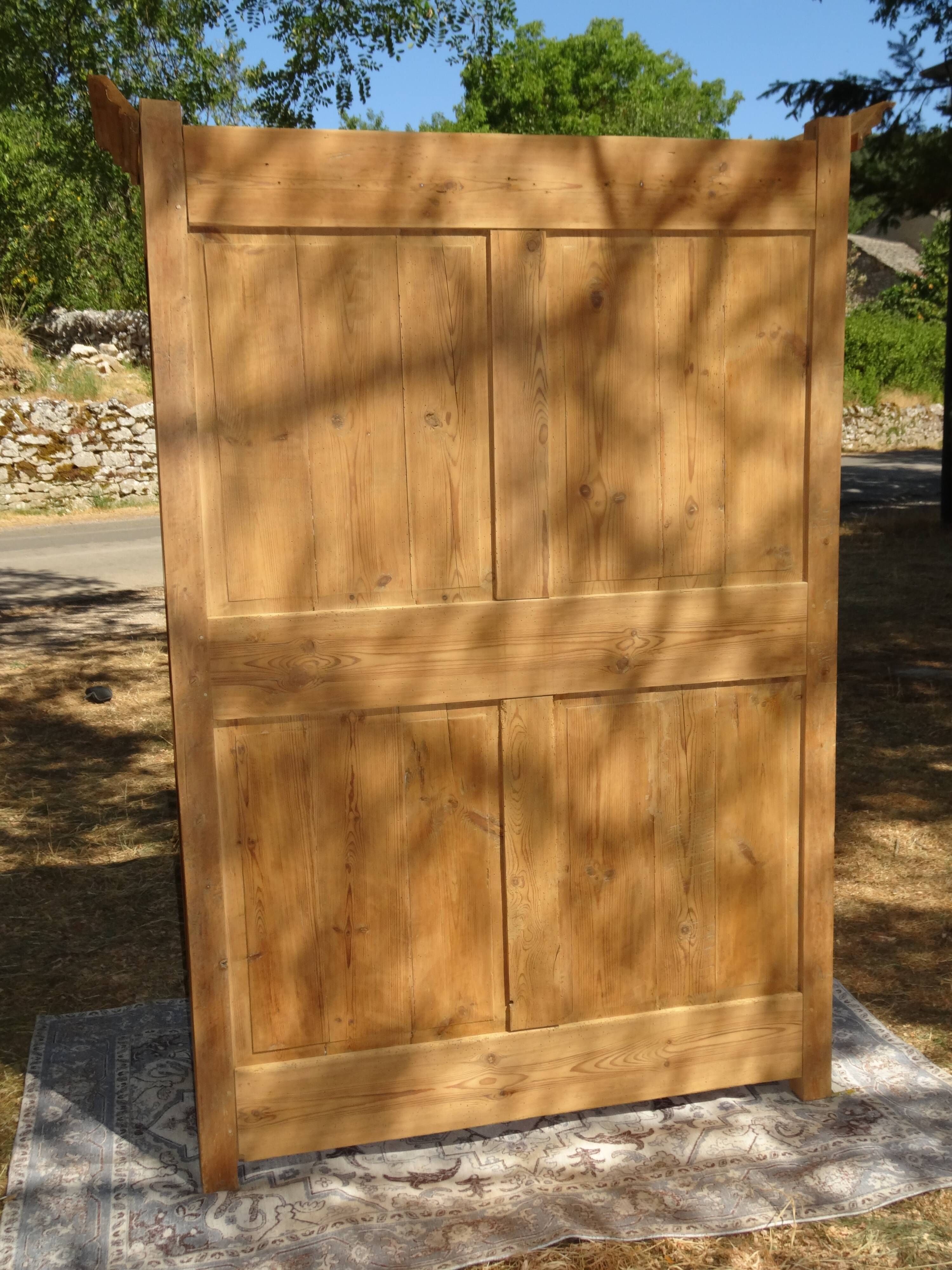 Antique solid pine cupboard