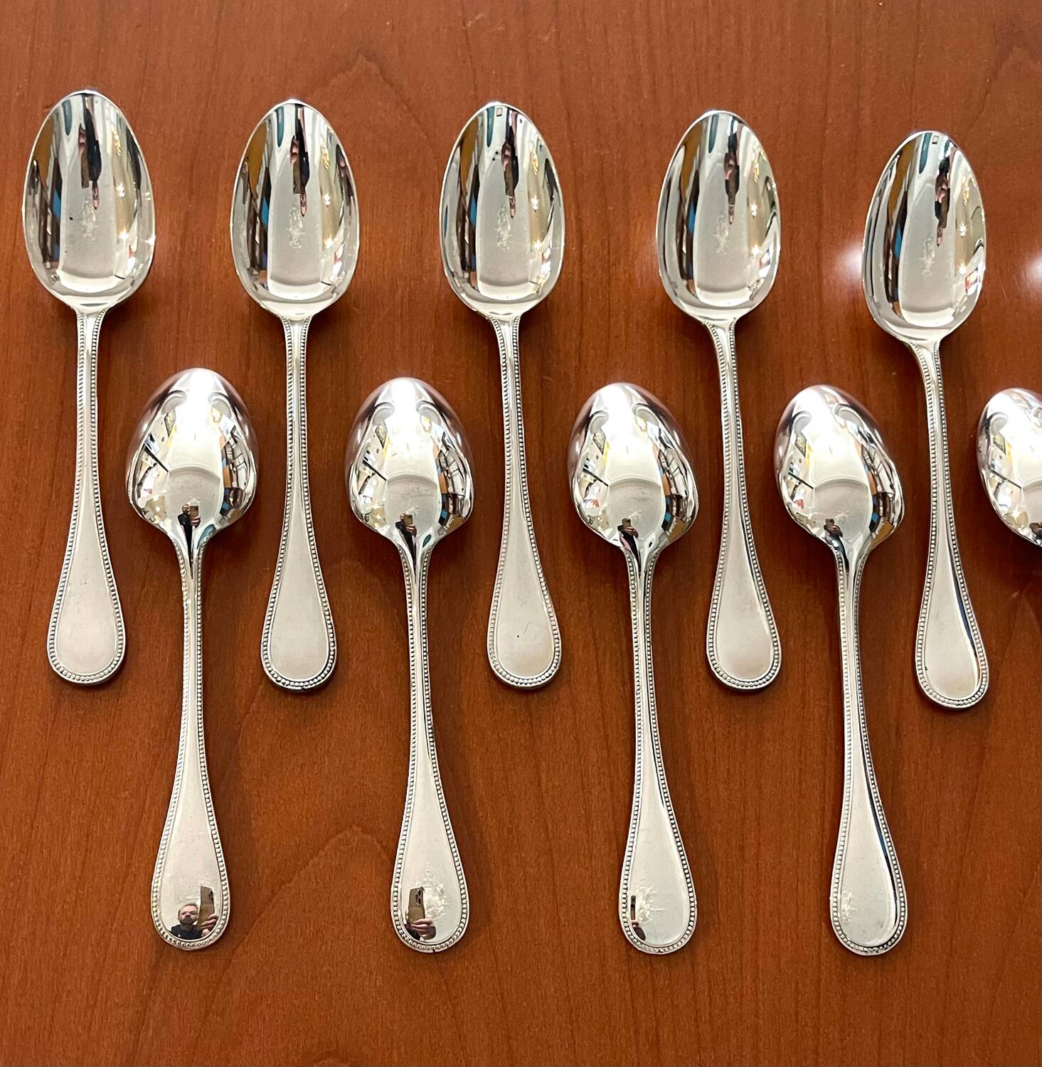Christofle pearl flatware, 60 pieces, excellent condition
