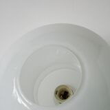 White opaline pendant light, Design, 1970