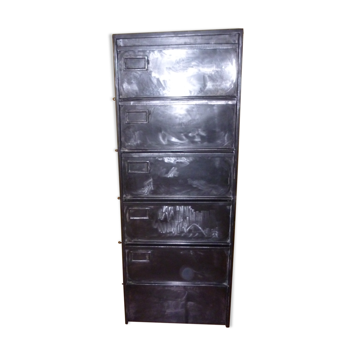 Industrial metal valve cabinet