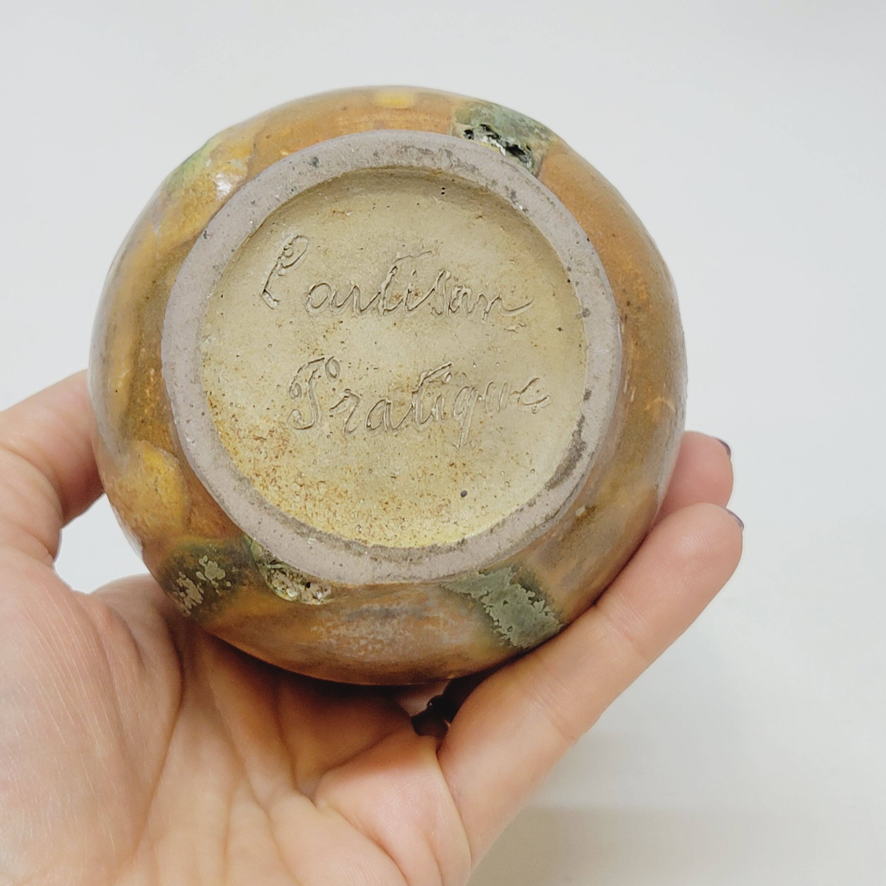 Enameled Stoneware Vase L'artisan L Artisan Pratique Art Nouveau Style Denbac