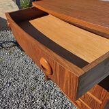 Scandinavian curved teak commode, Kai Kristiansen, 1960