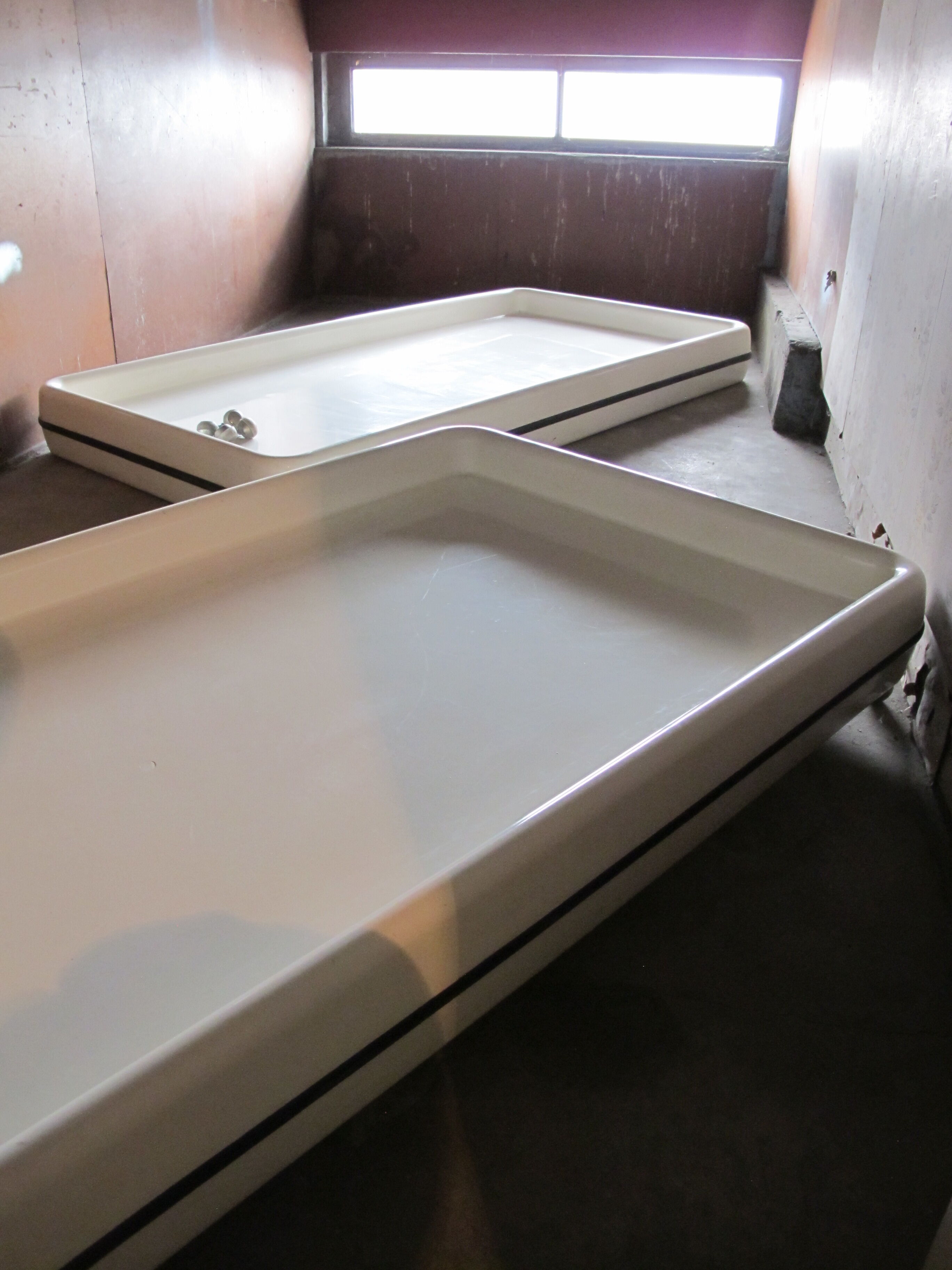 Pair of single beds of the 1970s designer Marc Held