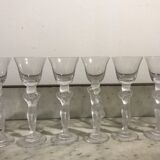 11 crystal liqueur glasses from bacchus