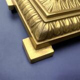 Vintage brass pedestal ashtray