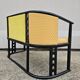 Canapé Jugendstil Josef Hoffmann curved wood beech