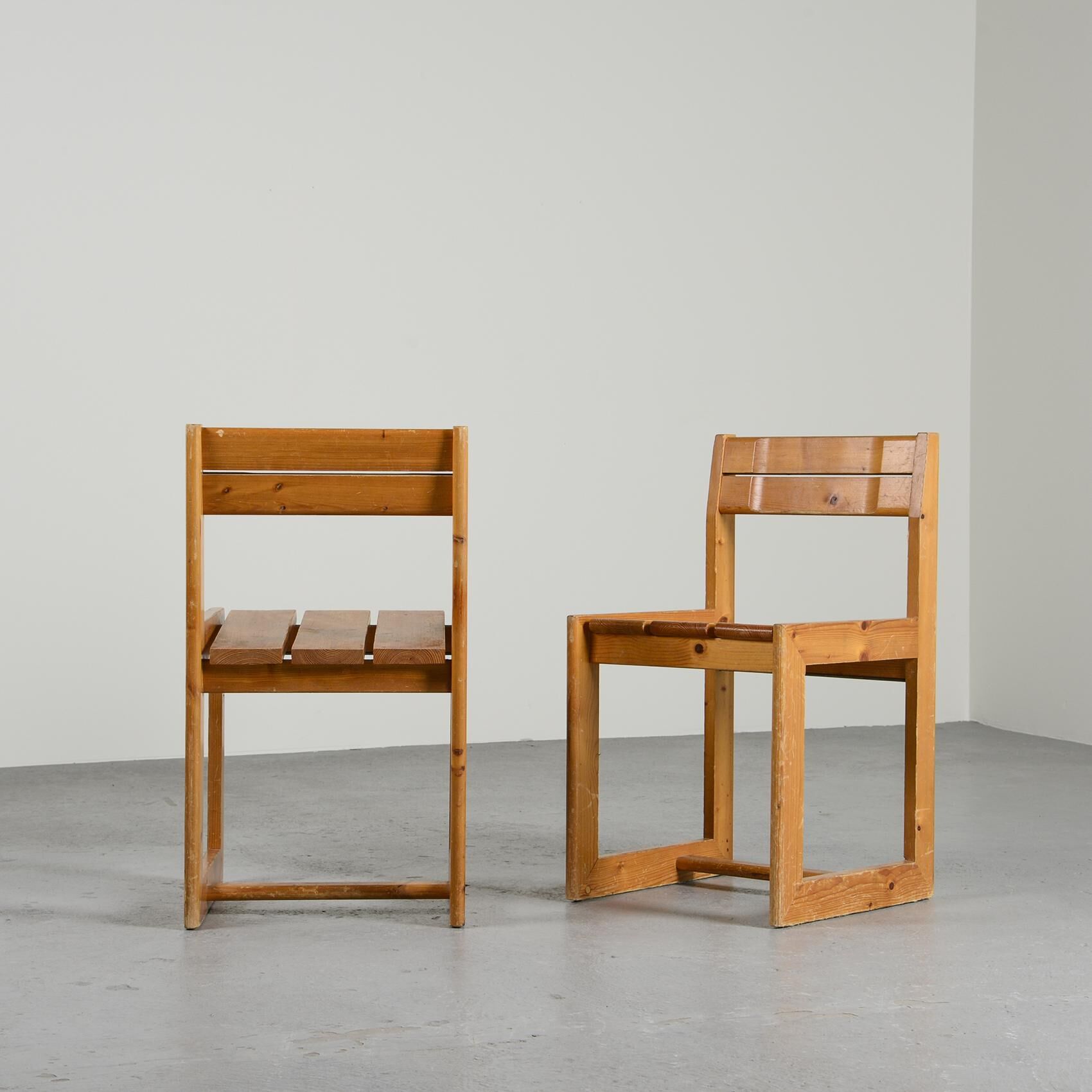 Pair of chairs by André Sornay, circa 1965