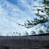 Vintage beveled mirror