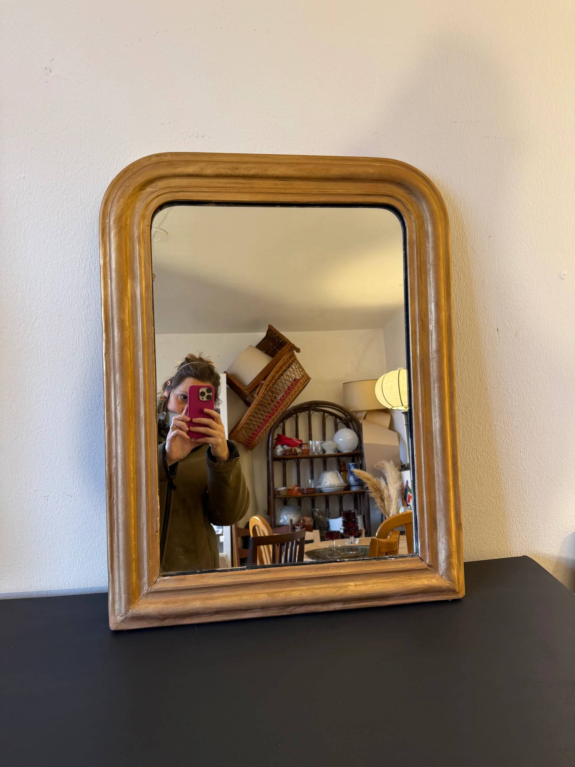 Antique Louis Philippe mirror (small size)