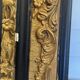 Authentic Antique Mercury Mirror with Parcloses and Ears – Golden Patina