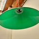 Lampe opaline verte ancienne
