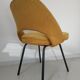 Chaise en velours Eero Saarinen édition Knoll 1950