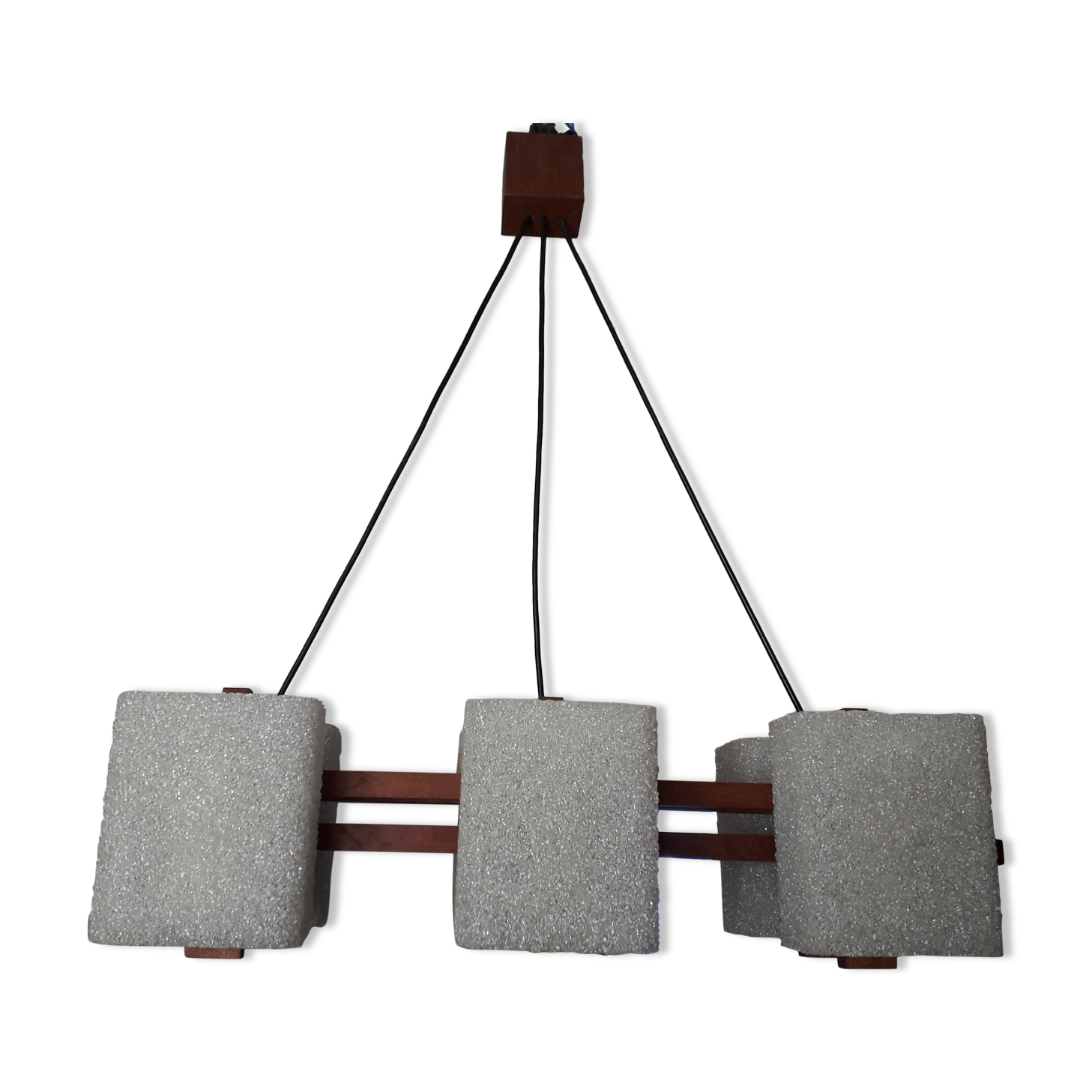 Scandinavian teak and perspex 60's