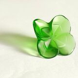 Trèfle à quatre feuilles lalique france modèle de marie-claude lalique 1994