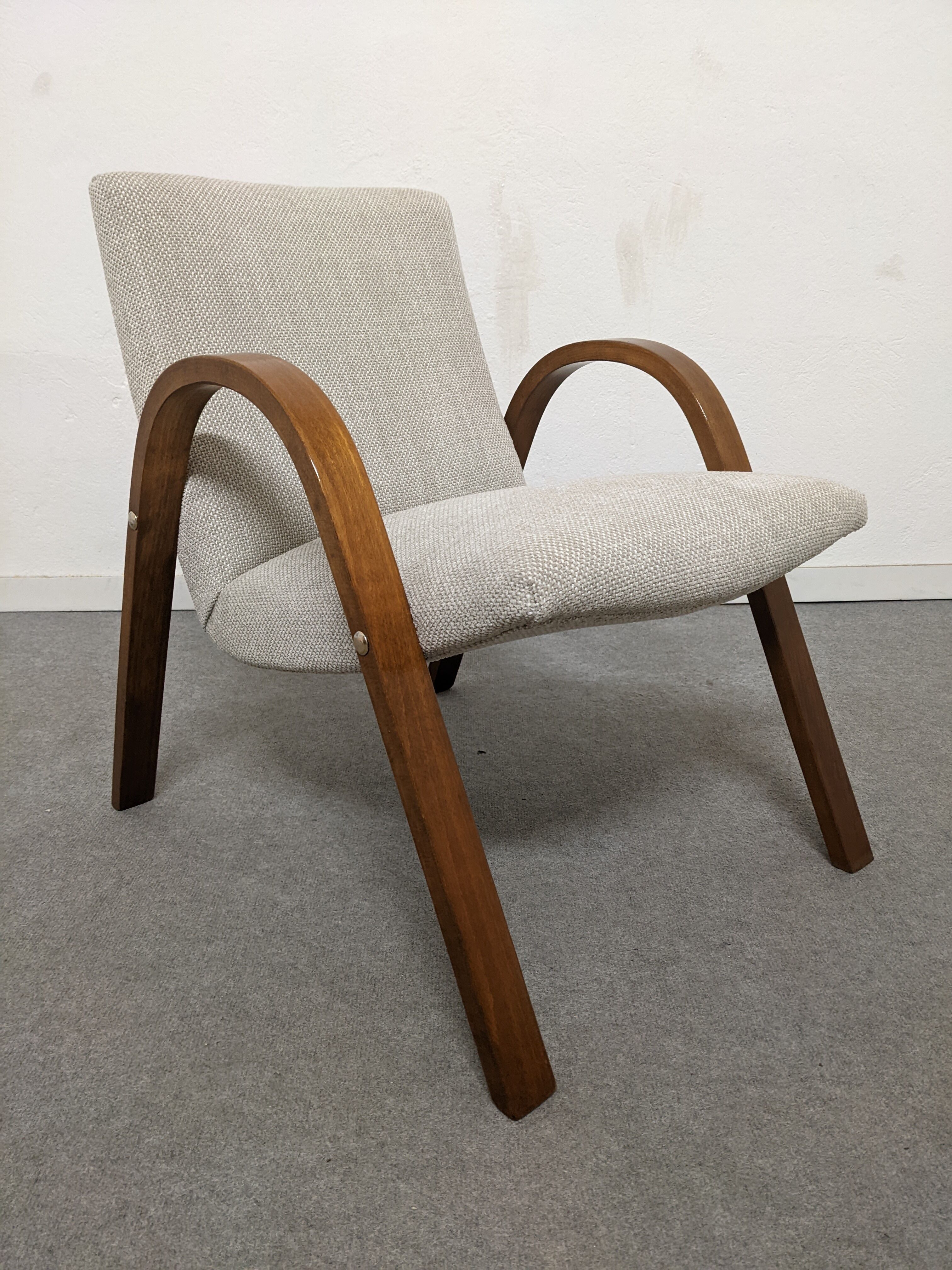 Pair of Bow Wood armchairs from the 50s/60s by Steiner