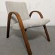 Pair of Bow Wood armchairs from the 50s/60s by Steiner