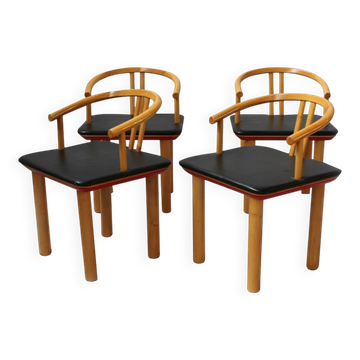 Chaises de Salle à Manger de Stildomus, Italie, 1978, Set de 4