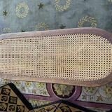 Louis XVI piano bench in cannage