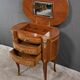 Petite Commode Coiffeuse en Acajou, style Transition – 1940