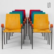 Set of 8 Pigalle chairs by Caramia for XO, 1990