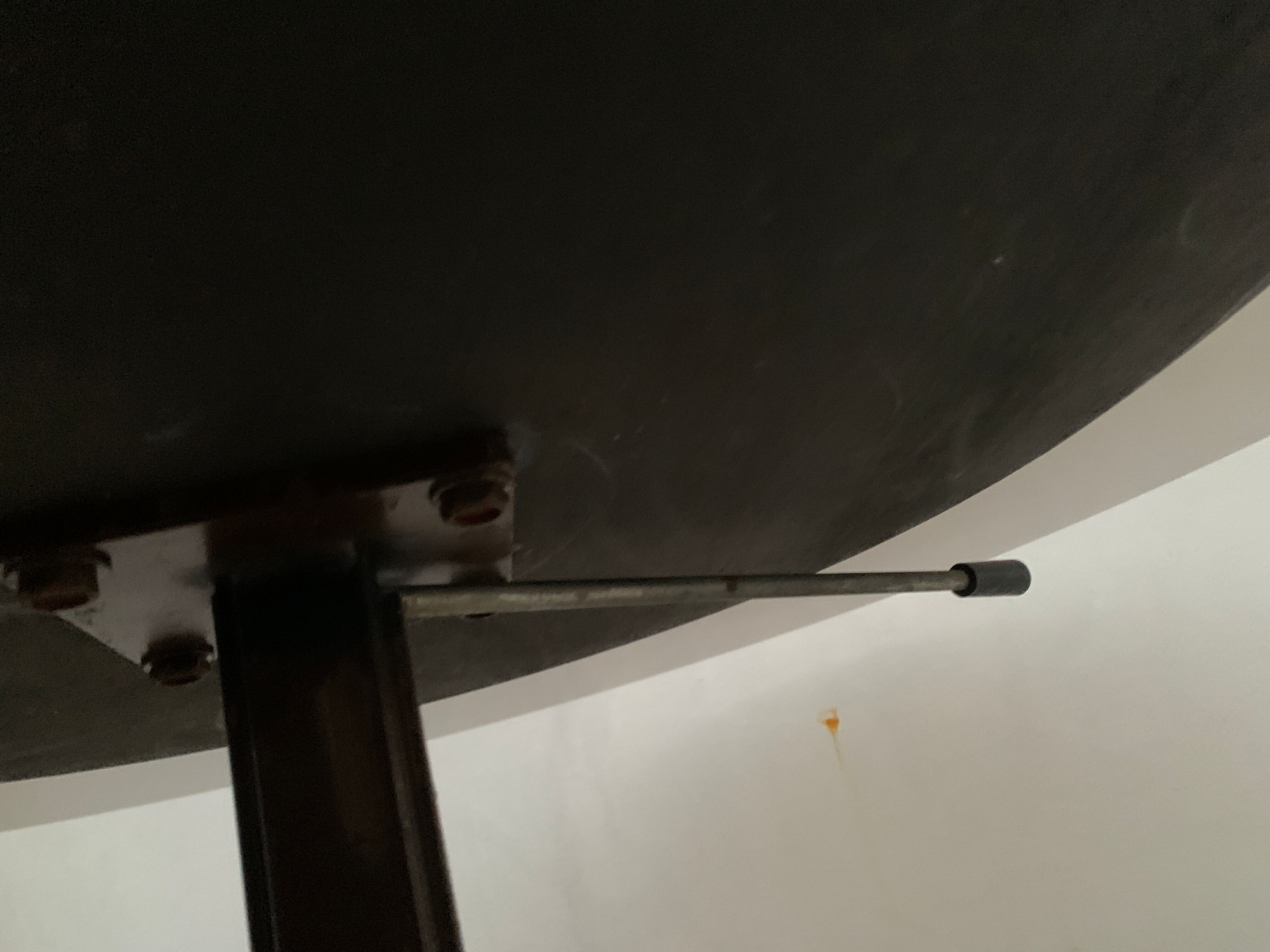 Table basse ajustable en table de séjour en inox avec verre fumé, 1970