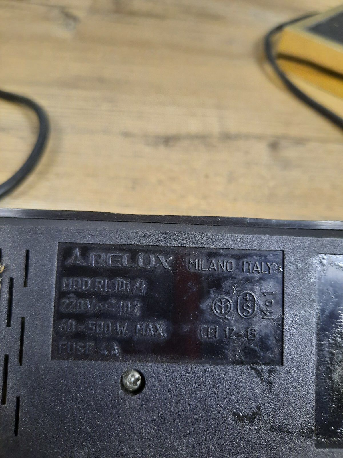 Italian halogen floor lamp "Relux"