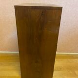 Piece of sofa, in Art Deco walnut