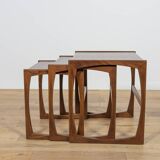 Mid-Century Teak Nesting Tables by R. Benett for G-Plan, United Knigdom, 1970s, Set of 3