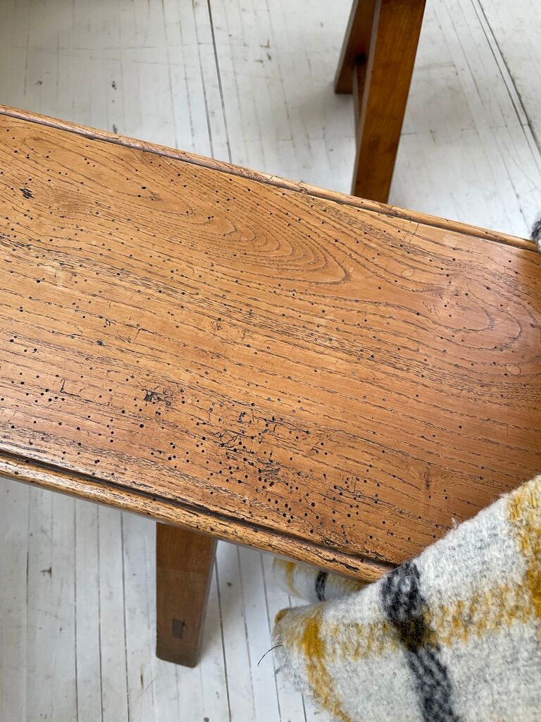 Pair of bench early 1900 oak