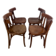 Lot 4 old vintage bentwood bistro chairs from the 70s