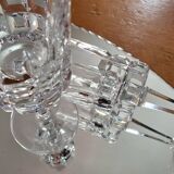 7 crystal glasses 70's