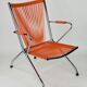 Vintage orange children's chair