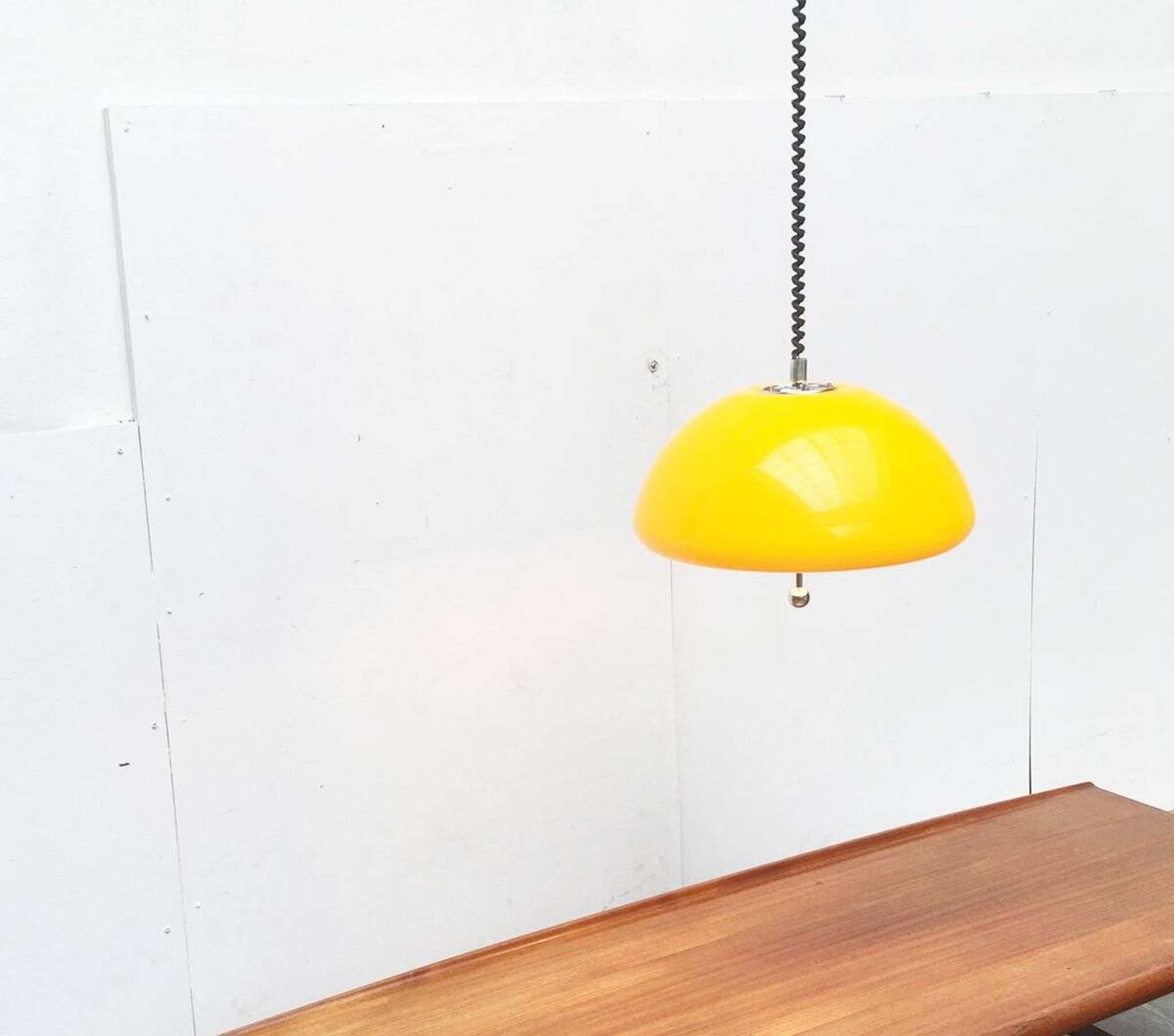 Lampe suspendue Space Age Cabras par Luigi Massoni pour Guzzini