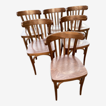 Set of 6 vintage bistro chairs