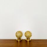 Set of 2 Glass Table Lamps from Doria