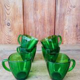 6 vintage Vereco coffee cups