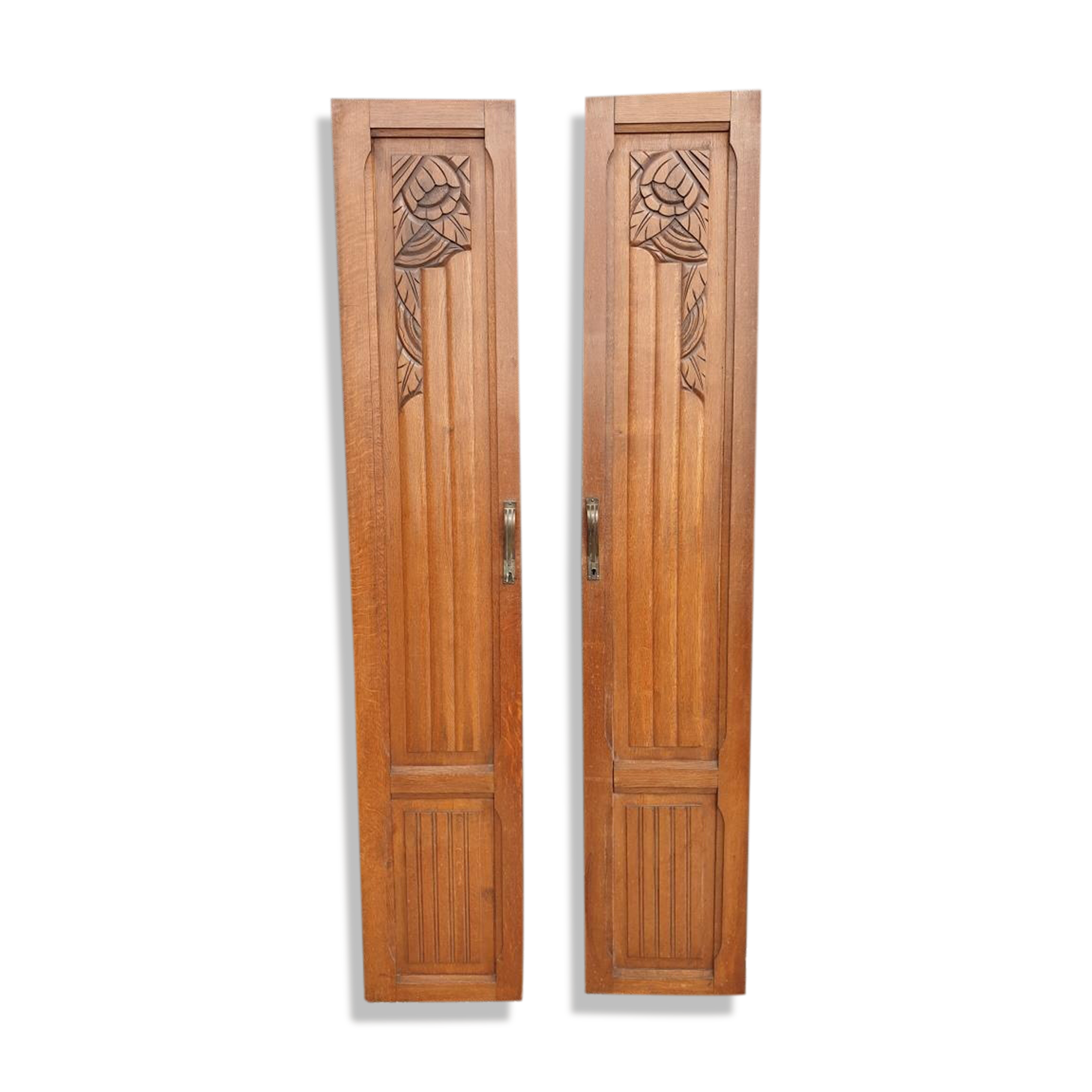 Pair of Art Deco carved doors