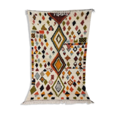Handmade moroccan berber carpet 194 x 133 cm