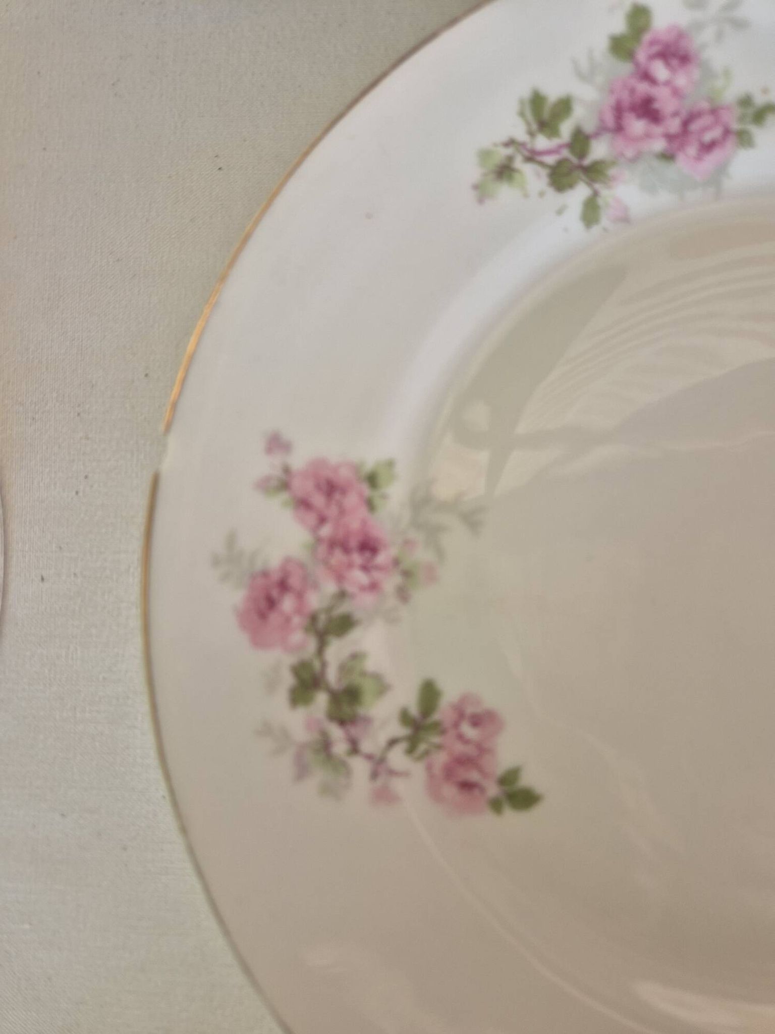 Pair of antique compote dishes