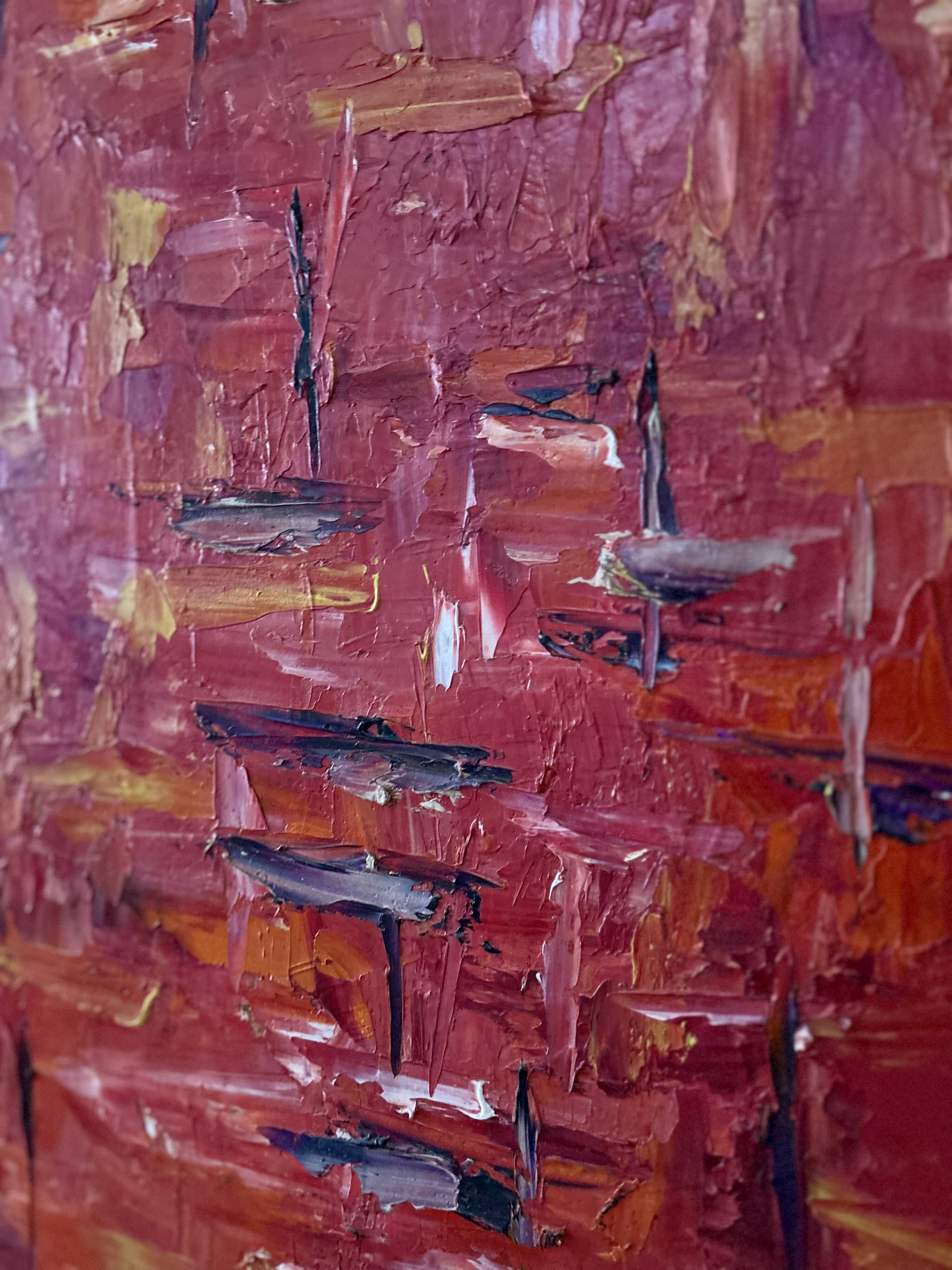 Peinture à l'huile abstraite par Ruspoli 2003