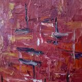Peinture à l'huile abstraite par Ruspoli 2003