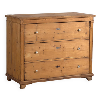 Ancienne commode en bois massif (c.1920) #25