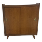 Vintage shoe cabinet with tapered legs