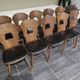 Set of 10 vintage Baumann "Gentiane" model bistro chairs, 1960s