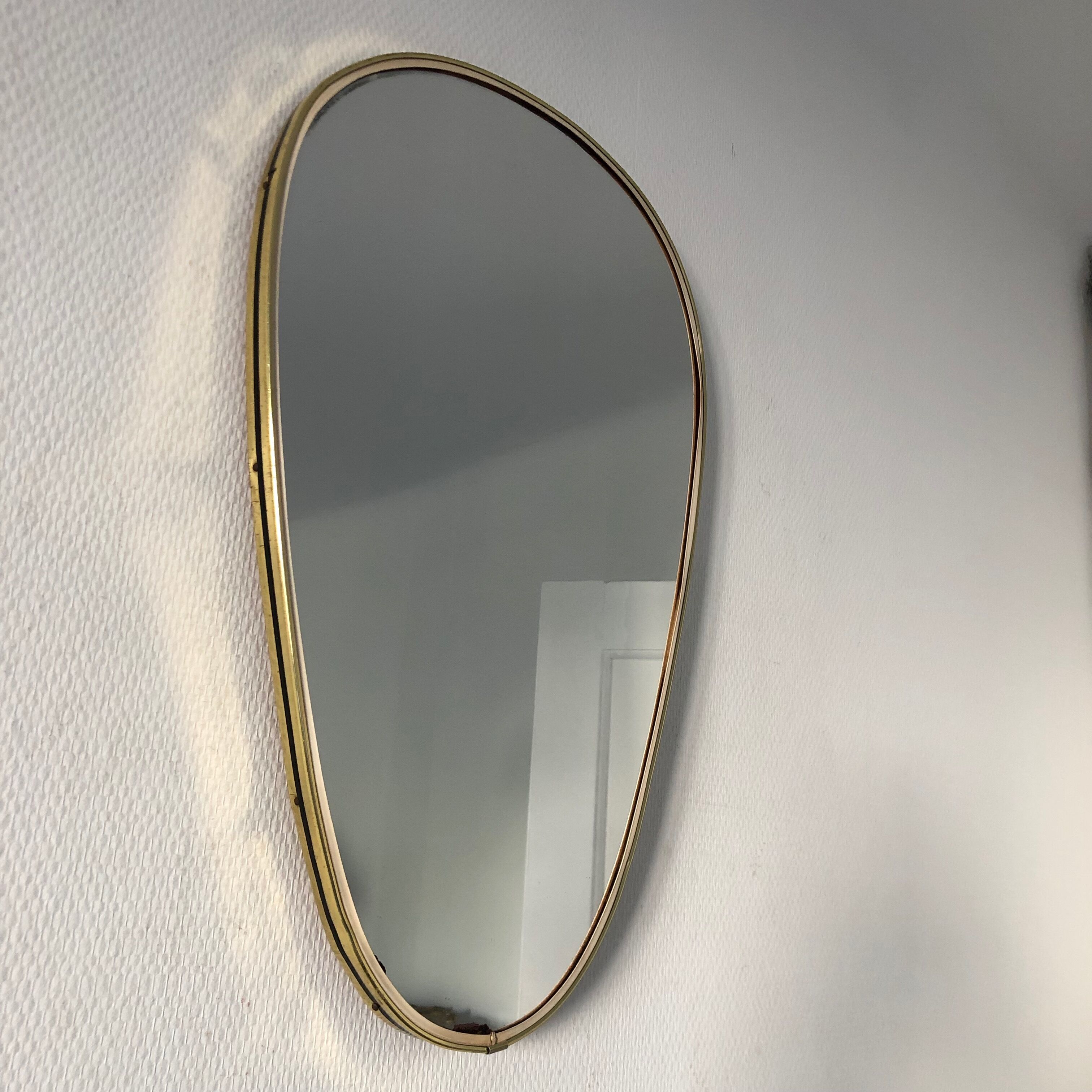 Rearview mirror 55x35cm vintage 1960