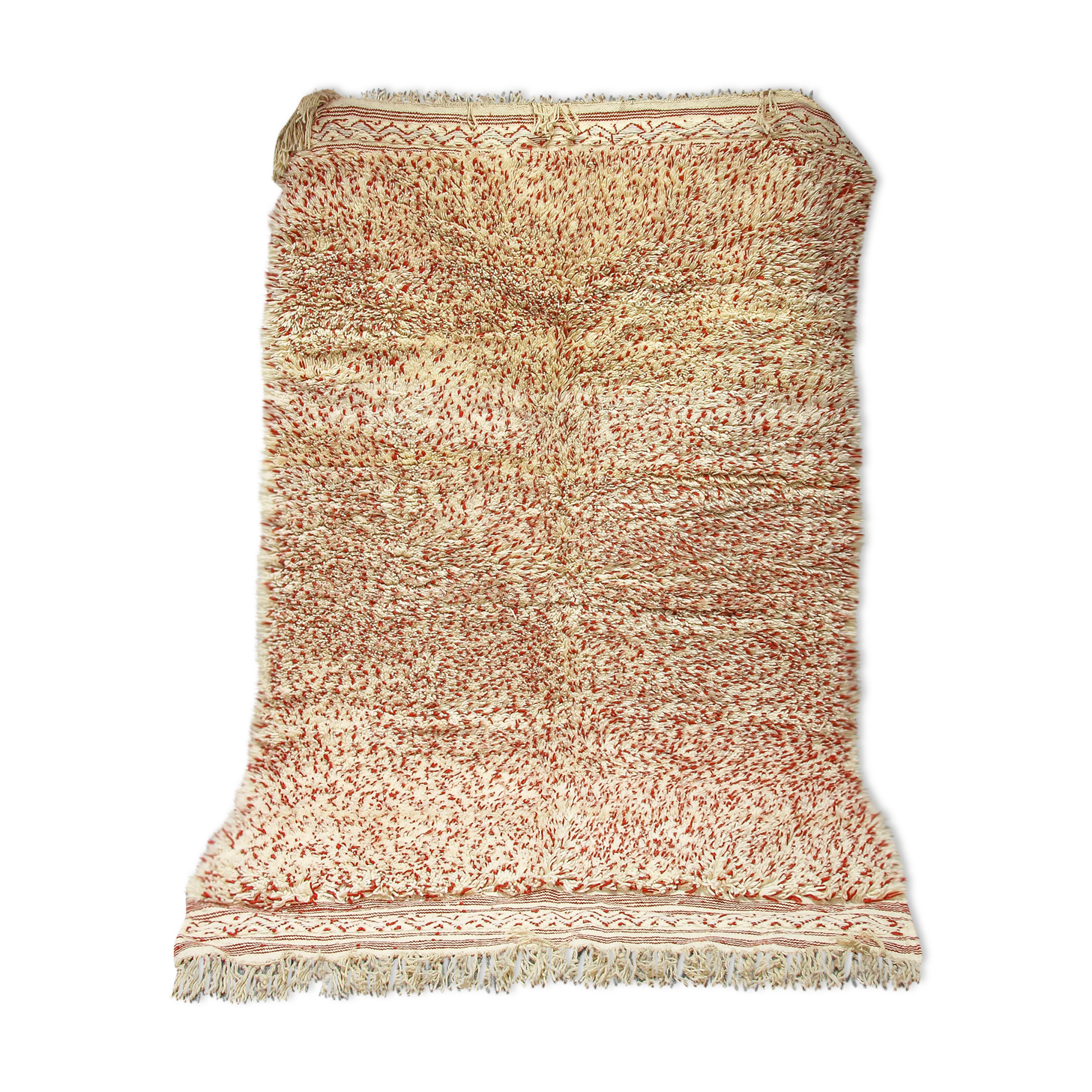 Beni ourain red carpet mottled 267 x 163