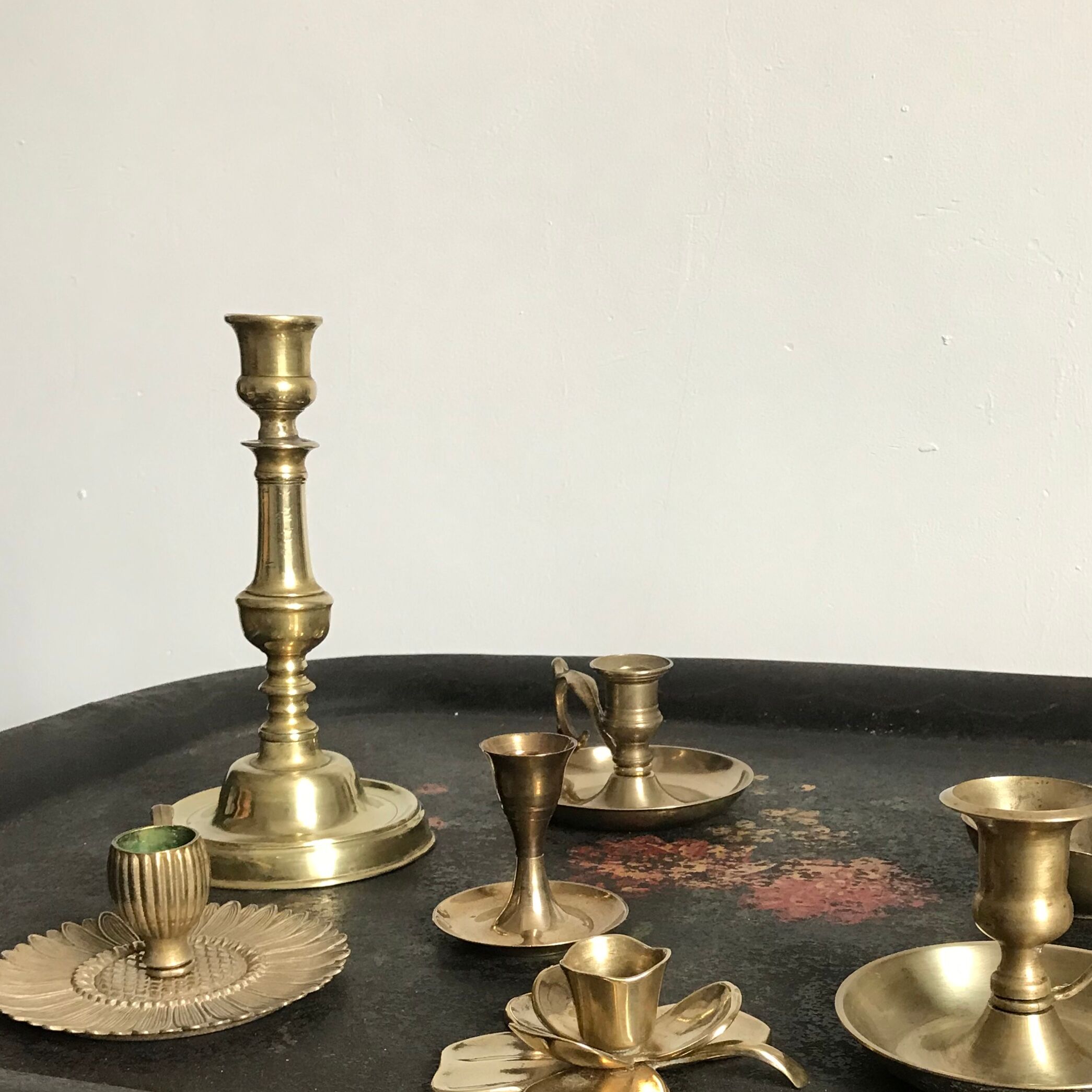 Brass candlestick