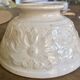 Beige bowl flower pattern