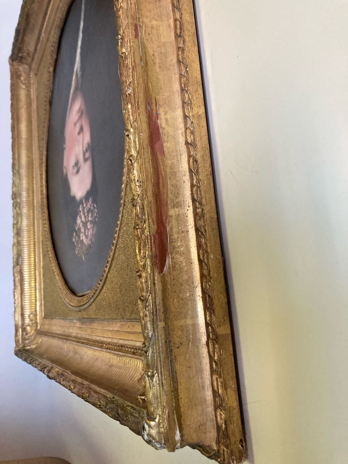 Portrait of a woman from the 19th century.